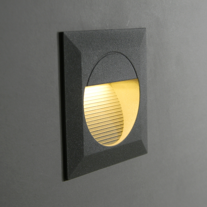 Led Wall Recessed Light 230V 1.2W IP65 / Step Staircase Stairway lighting eBay