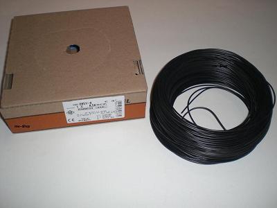 10m flexible Litze / Kabel 0,75mm² SCHWARZ (0,22€/m)