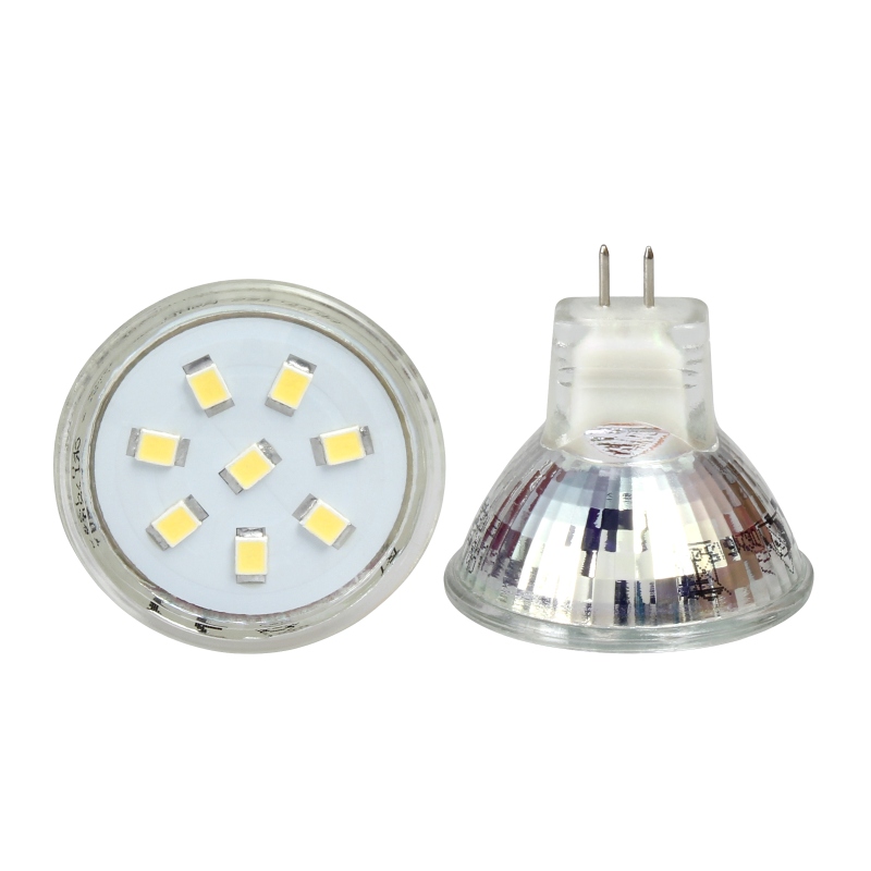Led Strahler MR11 warmweiß 140lm 120° 12V 2,0W, 8x 2835 SMD, EEK: A+